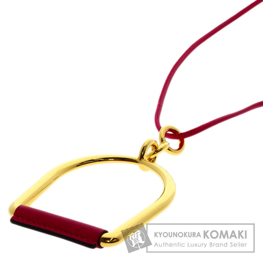 HERMES Eritage Equestre GM Necklace Metal Ladies [Used]
