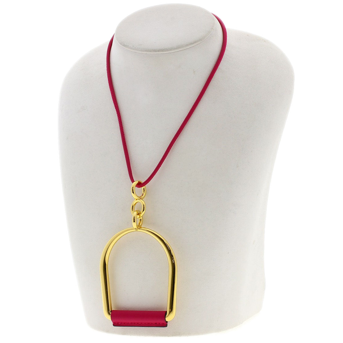 HERMES Eritage Equestre GM Necklace Metal Ladies [Used]