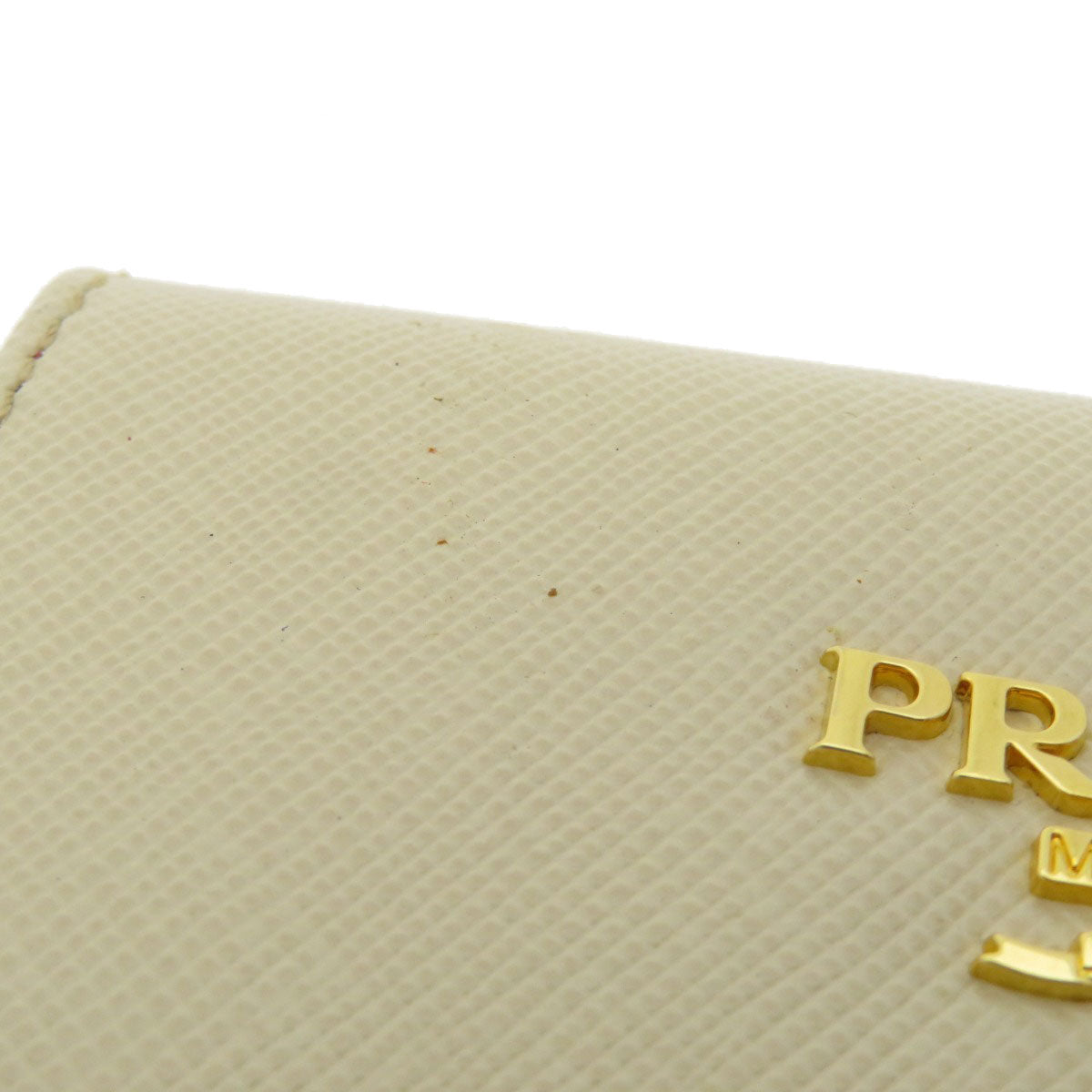 PRADA  1M0222  key holder  Logo motif Sera Leather Ladies