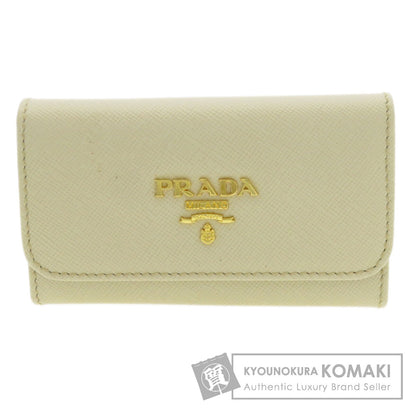 PRADA  1M0222  key holder  Logo motif Sera Leather Ladies