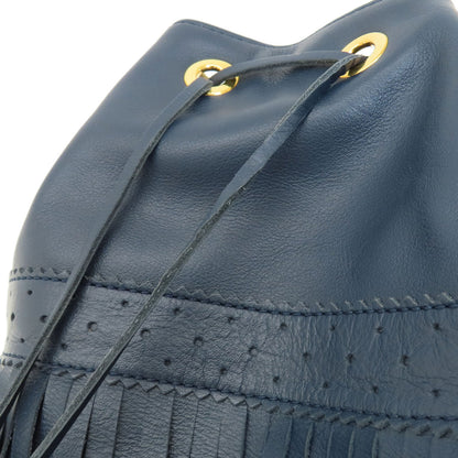 J&M Davidson Fringe motif Shoulder Bag Leather Ladies [Used]