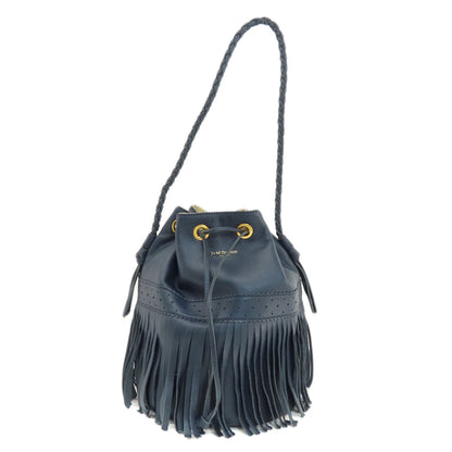 J&M Davidson   Shoulder Bag Fringe motif Leather Ladies