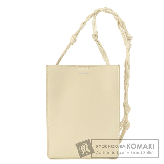 Jil Sander logo Shoulder Bag Leather Ladies [Used]