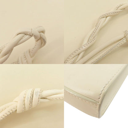 Jil Sander logo Shoulder Bag Leather Ladies [Used]