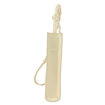 Jil Sander logo Shoulder Bag Leather Ladies [Used]