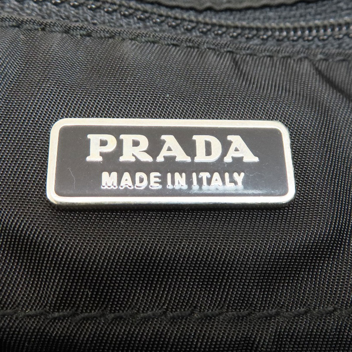 PRADA   Handbag Logo Hardware Nylon Ladies