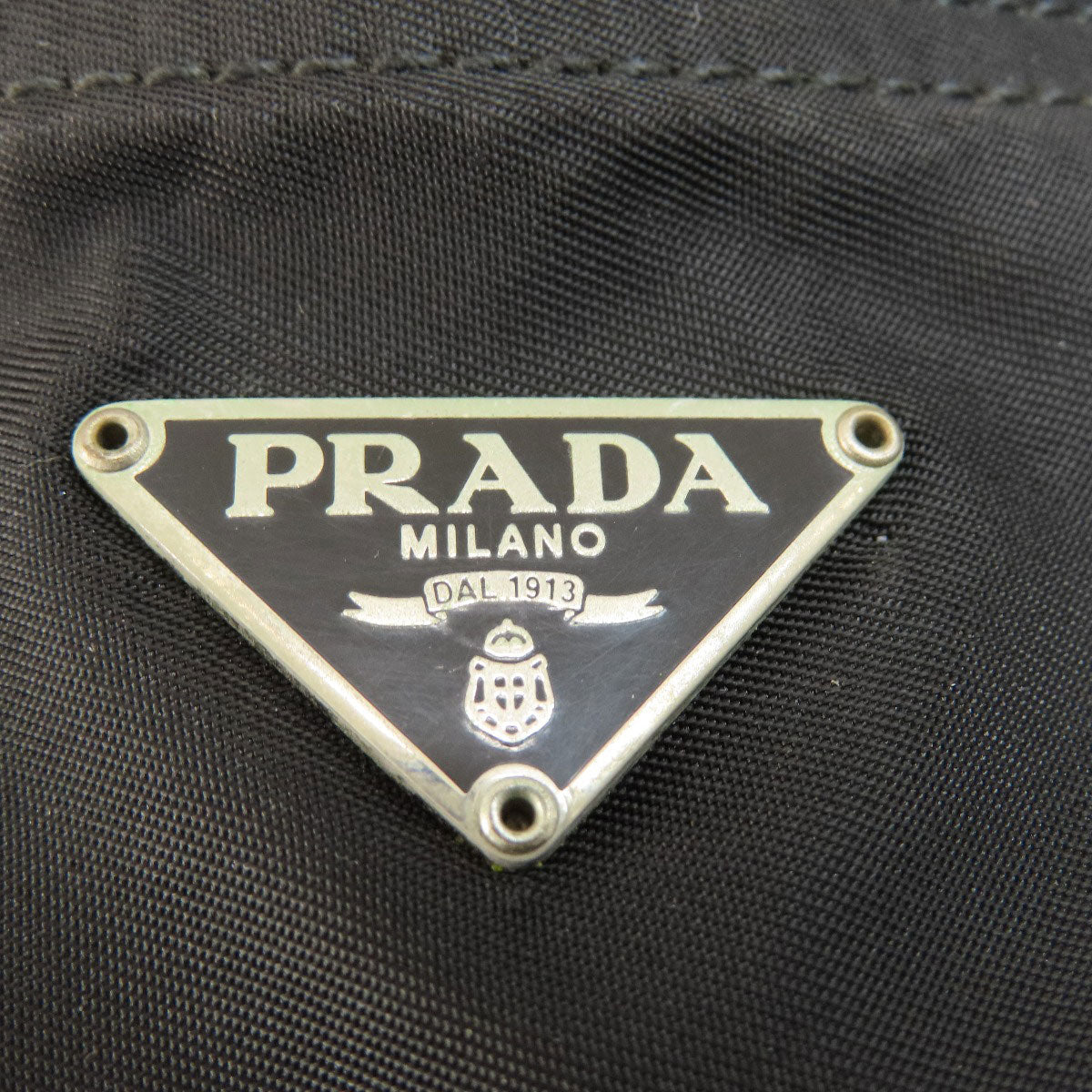 PRADA   Handbag Logo Hardware Nylon Ladies