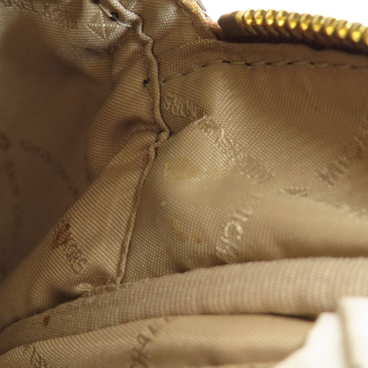 Michael Kors MK Signature Sticker Backpack Â· Daypack Leather Coated CanvasLadies [Used]