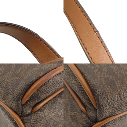 Michael Kors MK Signature Sticker Backpack Â· Daypack Leather Coated CanvasLadies [Used]