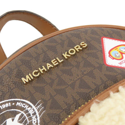 Michael Kors MK Signature Sticker Backpack Â· Daypack Leather Coated CanvasLadies [Used]