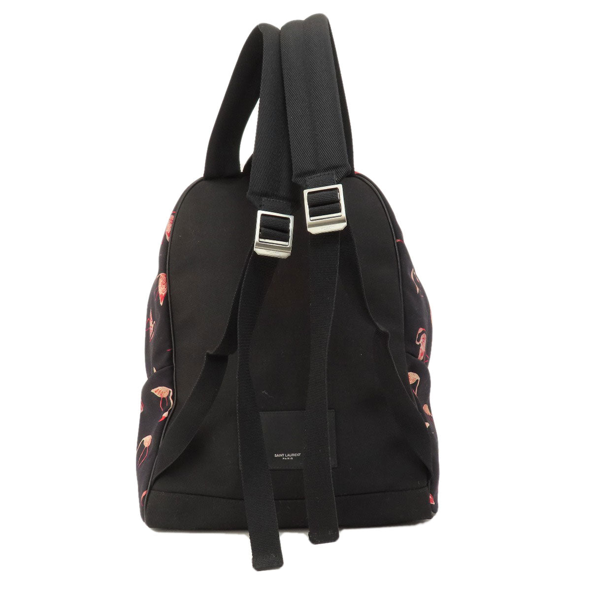 SAINT LAURENT   Backpack Â· Daypack Flamingo motif Nylon Ladies