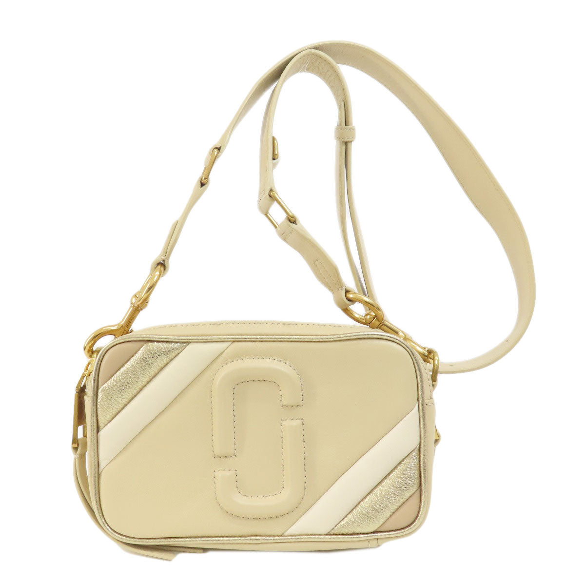 MARC JACOBS double j snapshot Shoulder Bag Leather Ladies [Used]