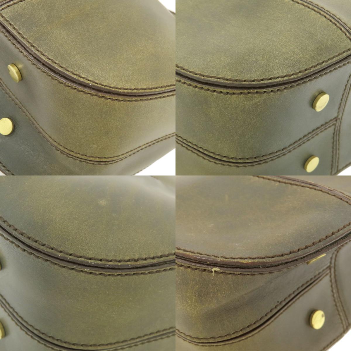 HUNTING WORLD one belt Handbag Leather Ladies [Used]