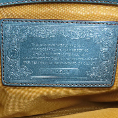 HUNTING WORLD one belt Handbag Leather Ladies [Used]