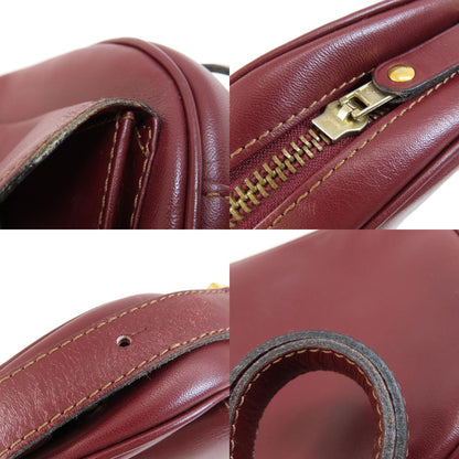 CARTIER Must Line Shoulder Bag Leather Ladies [Used]