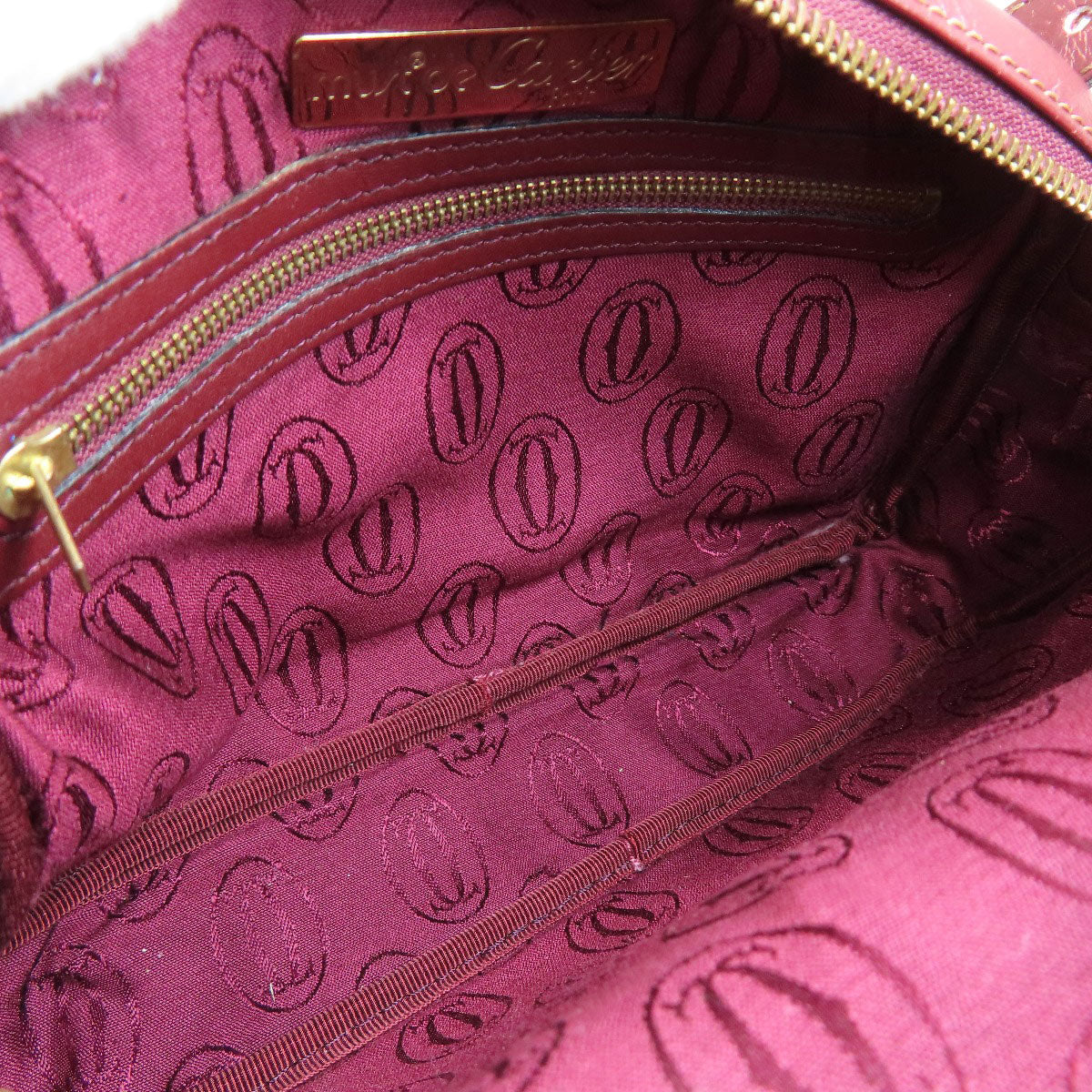 CARTIER Must Line Shoulder Bag Leather Ladies [Used]