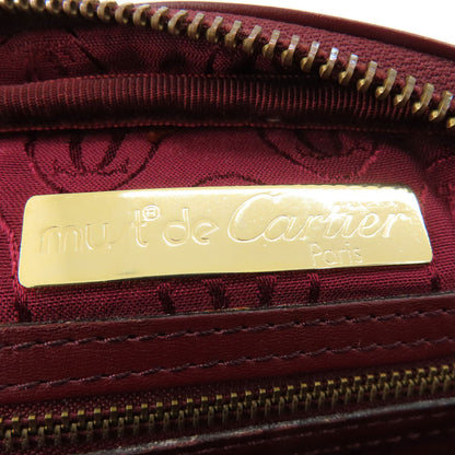 CARTIER Must Line Shoulder Bag Leather Ladies [Used]