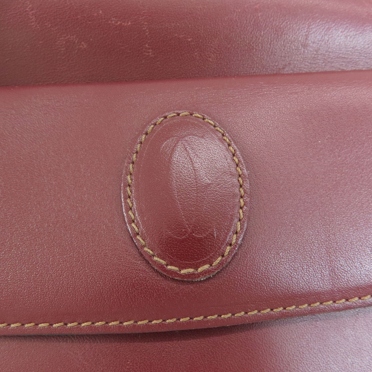 CARTIER Must Line Shoulder Bag Leather Ladies [Used]