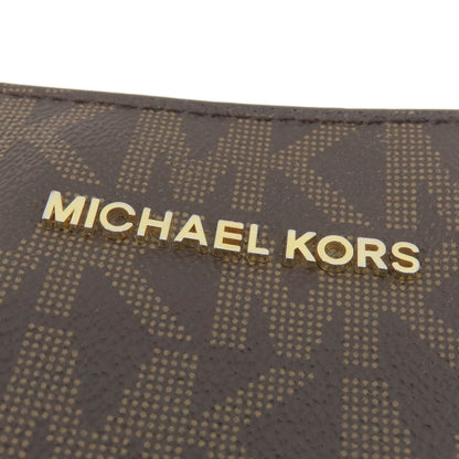 Michael Kors MK signature Shoulder Bag Leather Coated CanvasLadies [Used]
