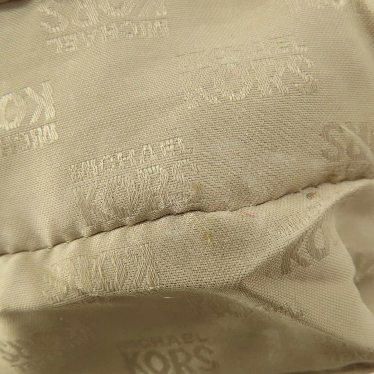 Michael Kors MK signature Shoulder Bag Leather Coated CanvasLadies [Used]