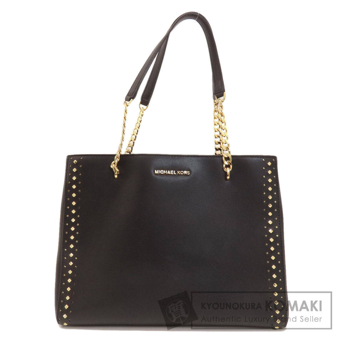 Michael Kors logo Tote Bag Leather Ladies [Used]