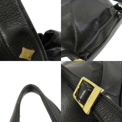 MCM logo Backpack Â· Daypack Leather Ladies [Used]
