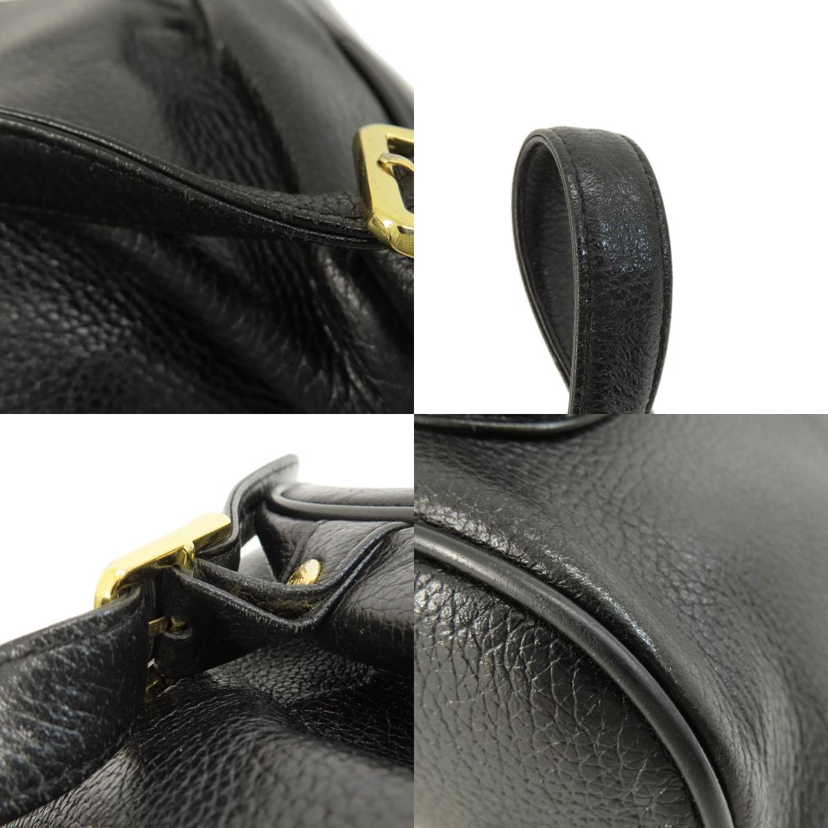 MCM logo Backpack Â· Daypack Leather Ladies [Used]