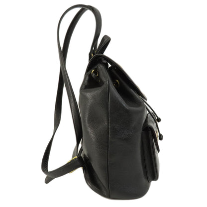 MCM logo Backpack Â· Daypack Leather Ladies [Used]