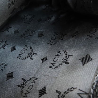 MCM logo Backpack Â· Daypack Leather Ladies [Used]