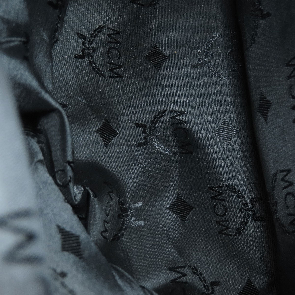 MCM logo Backpack Â· Daypack Leather Ladies [Used]