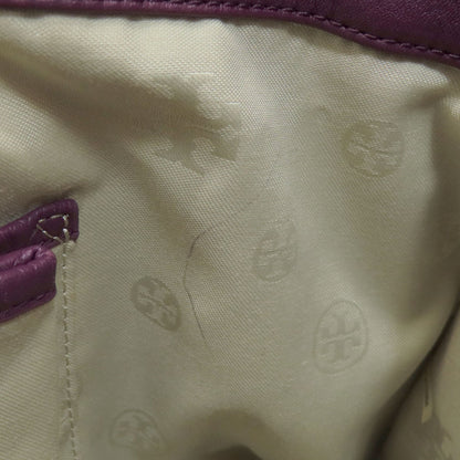 Tory Burch Logo 2WAY Tote Bag Leather Ladies [Used]