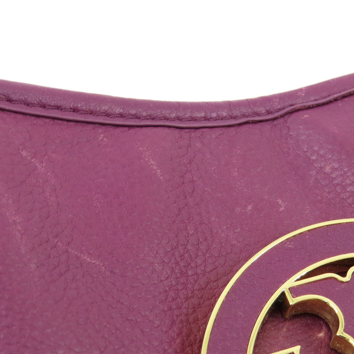 Tory Burch Logo 2WAY Tote Bag Leather Ladies [Used]