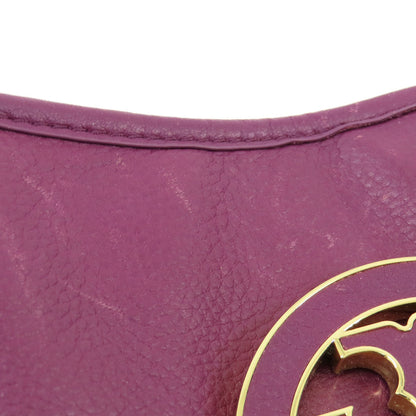 Tory Burch Logo 2WAY Tote Bag Leather Ladies [Used]