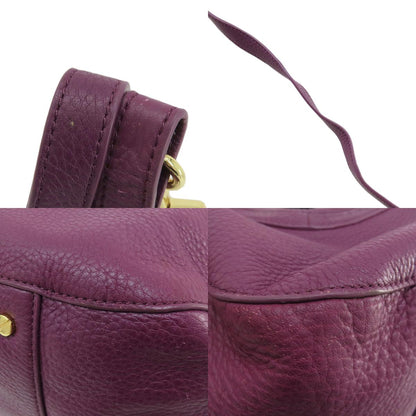 Tory Burch Logo 2WAY Tote Bag Leather Ladies [Used]