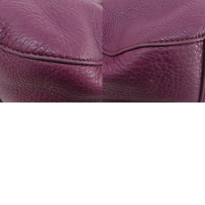 Tory Burch Logo 2WAY Tote Bag Leather Ladies [Used]