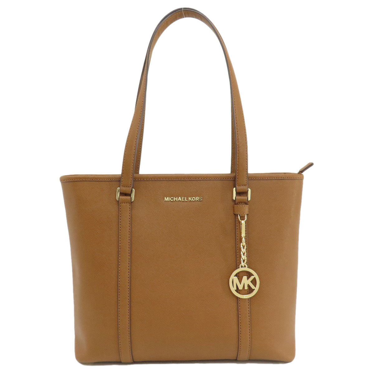 Michael Kors Logo Hardware Tote Bag Leather Ladies [Used]
