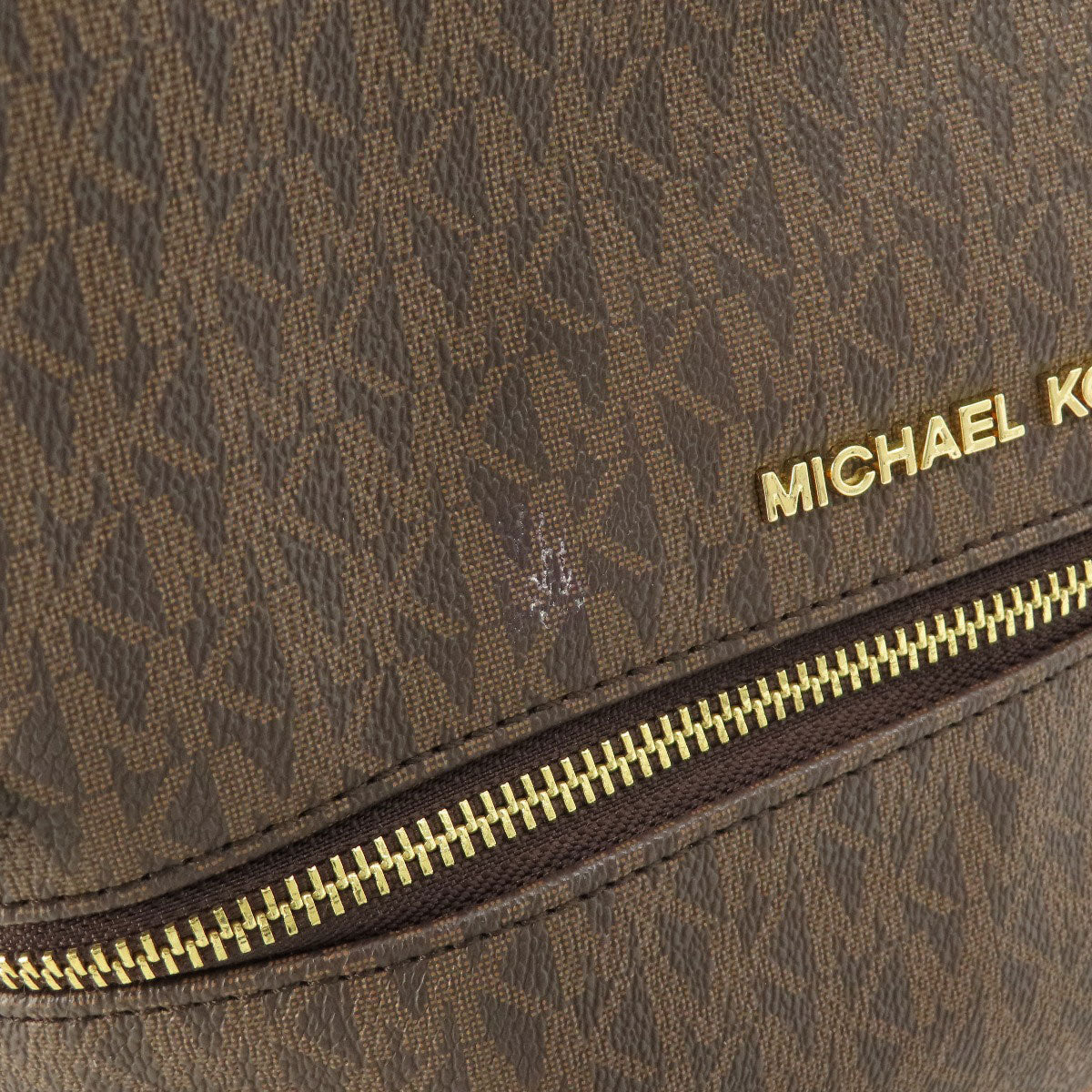 Michael Kors   Backpack Â· Daypack MK signature Coating canvas LeatherLadies