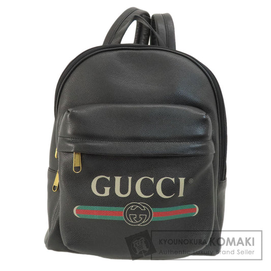 GUCCI  547834 Backpack Â· Daypack Logo print Calf Ladies