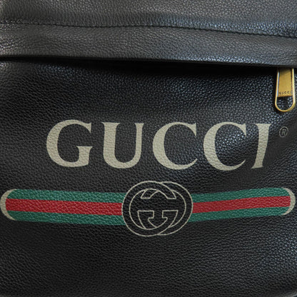 GUCCI  547834 Backpack Â· Daypack Logo print Calf Ladies