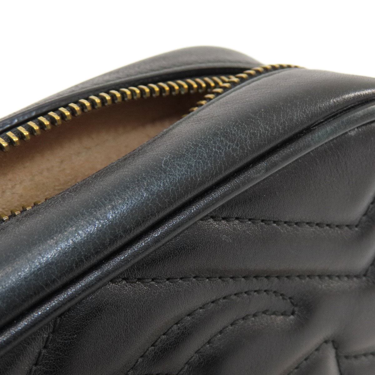 GUCCI 448065 GG Marmont mini bag Shoulder Bag Calf Ladies [Used]