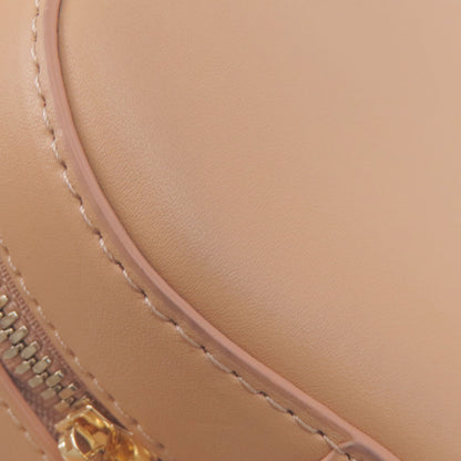 Emporio Armani logo Shoulder Bag Leather Ladies [Used]