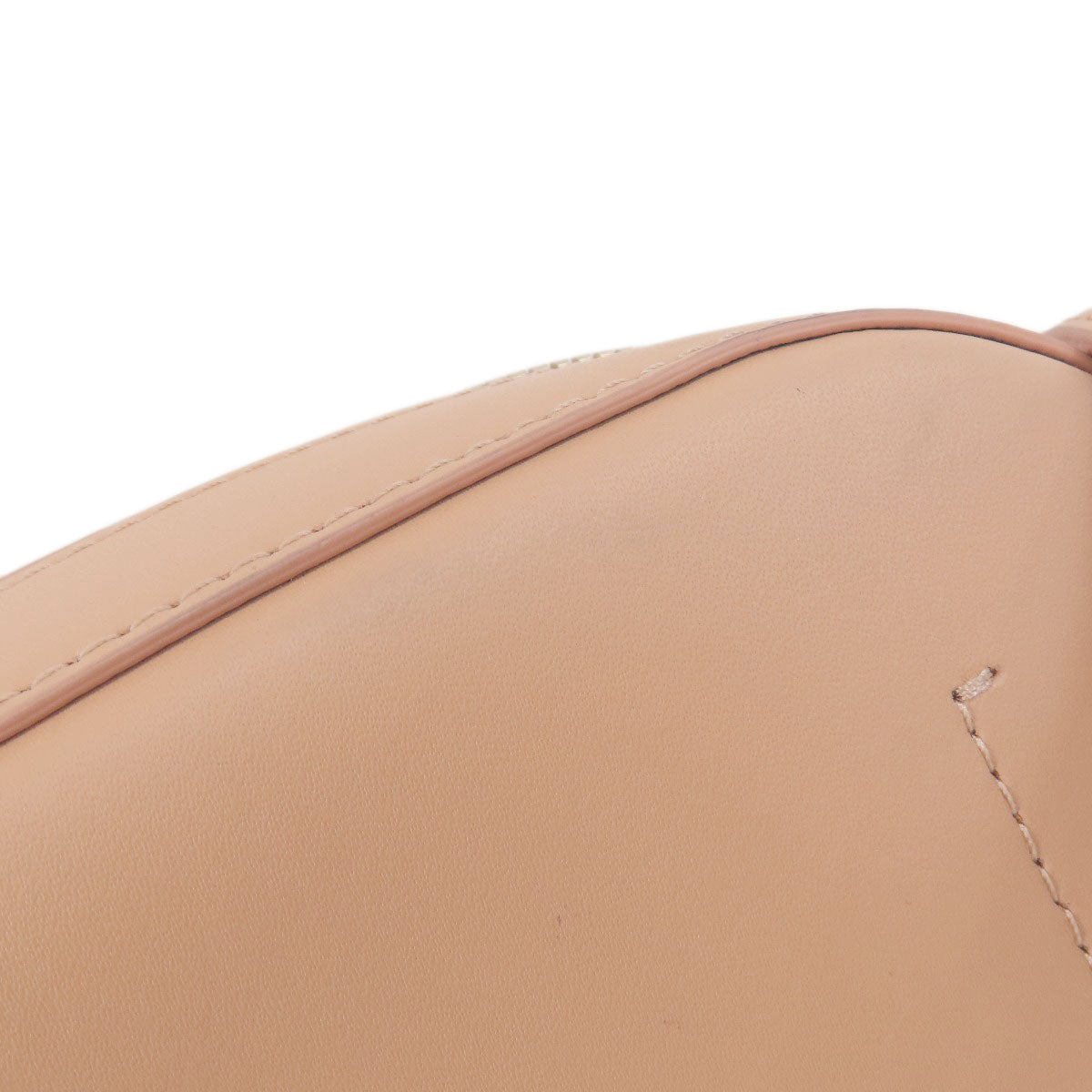 Emporio Armani logo Shoulder Bag Leather Ladies [Used]