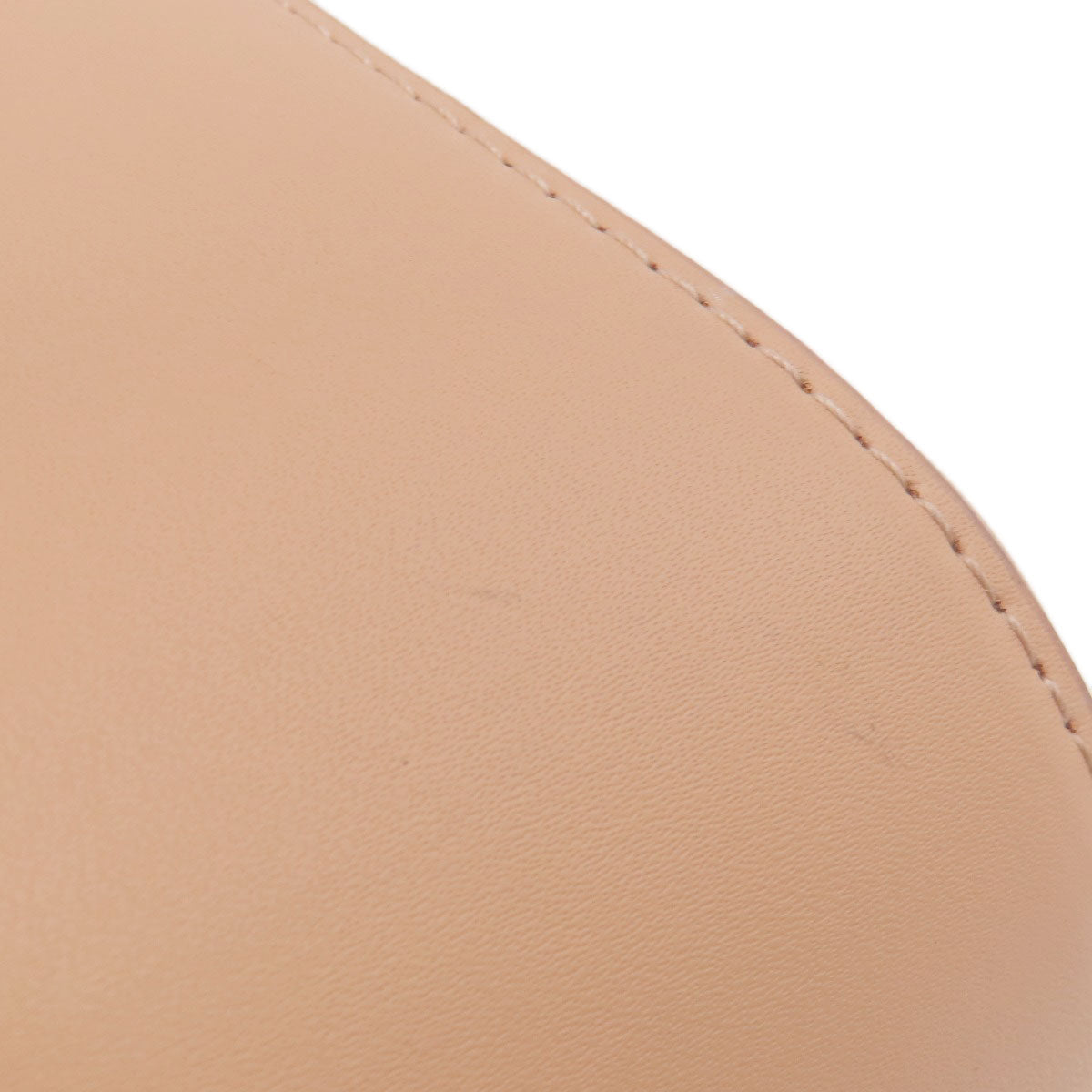 Emporio Armani logo Shoulder Bag Leather Ladies [Used]