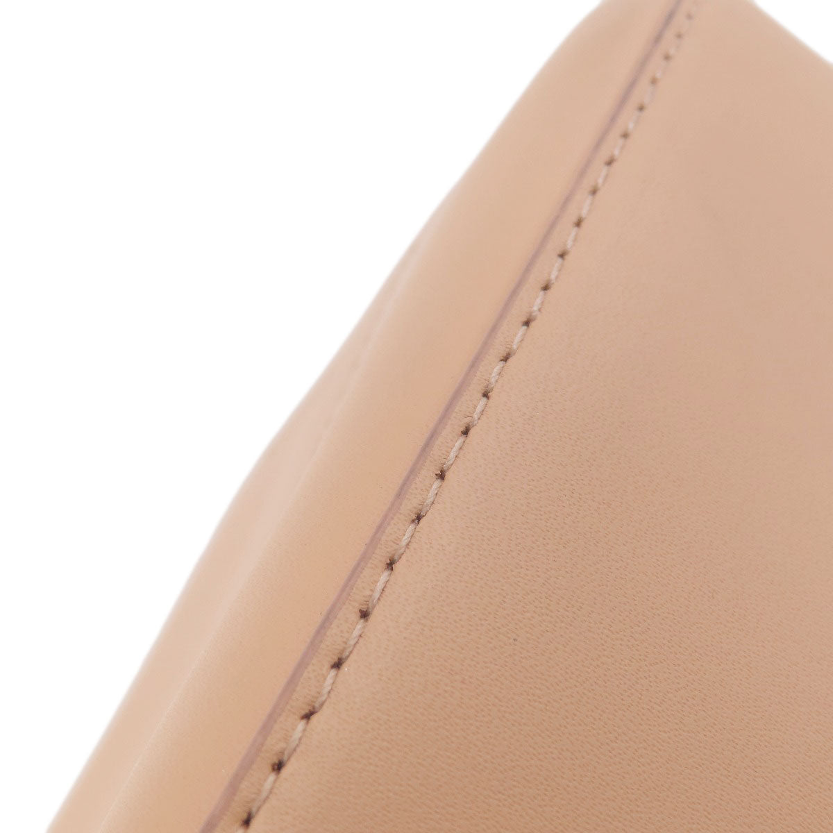 Emporio Armani logo Shoulder Bag Leather Ladies [Used]