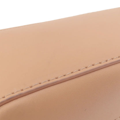 Emporio Armani logo Shoulder Bag Leather Ladies [Used]