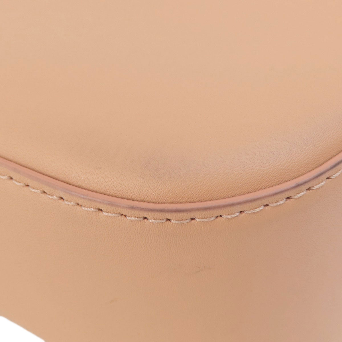 Emporio Armani logo Shoulder Bag Leather Ladies [Used]