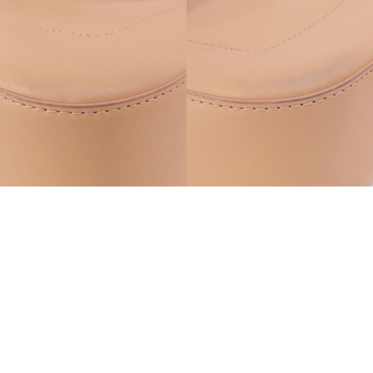 Emporio Armani logo Shoulder Bag Leather Ladies [Used]