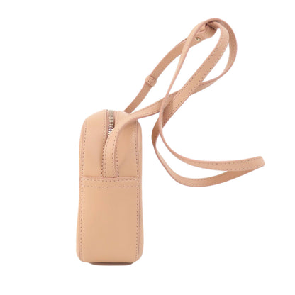 Emporio Armani logo Shoulder Bag Leather Ladies [Used]