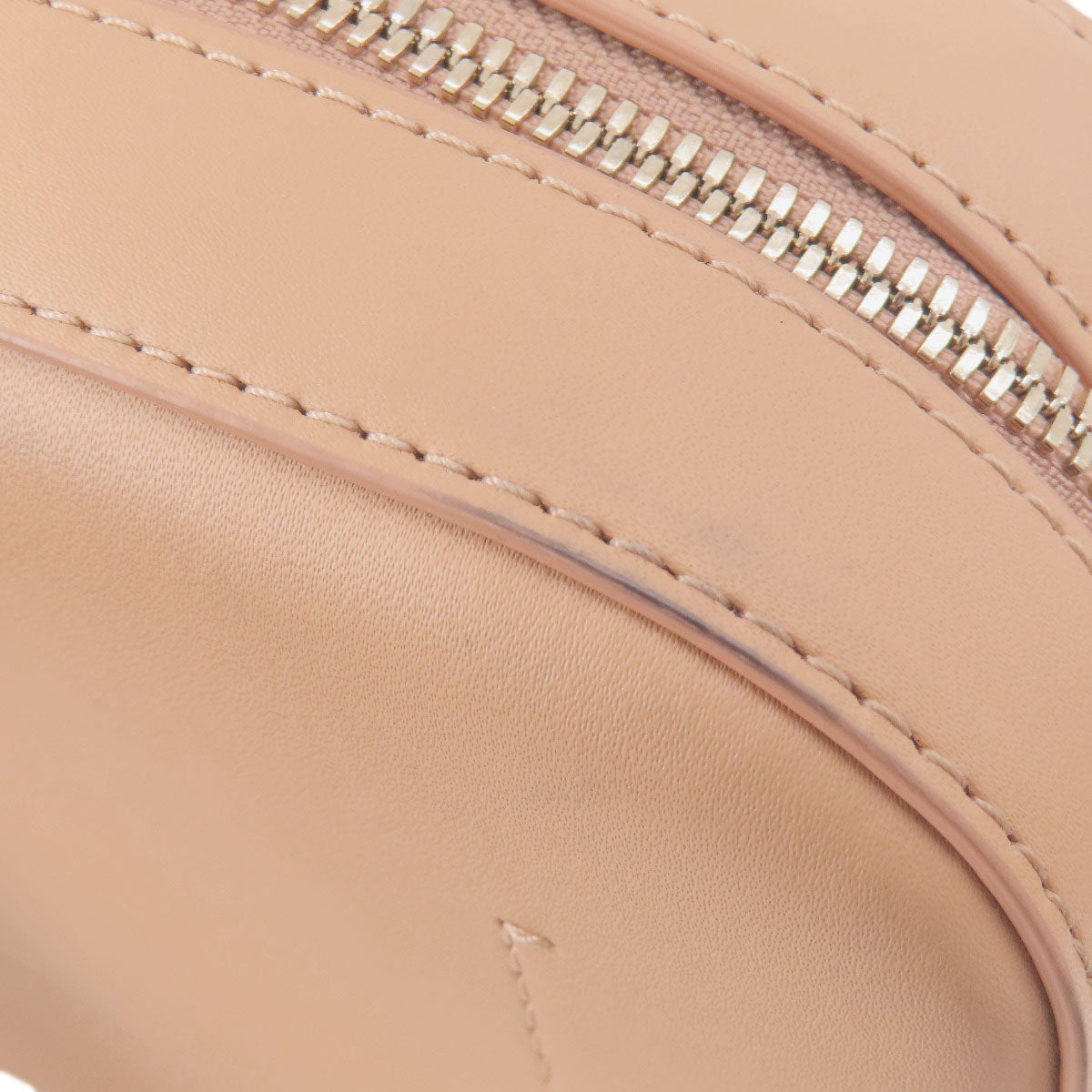 Emporio Armani logo Shoulder Bag Leather Ladies [Used]