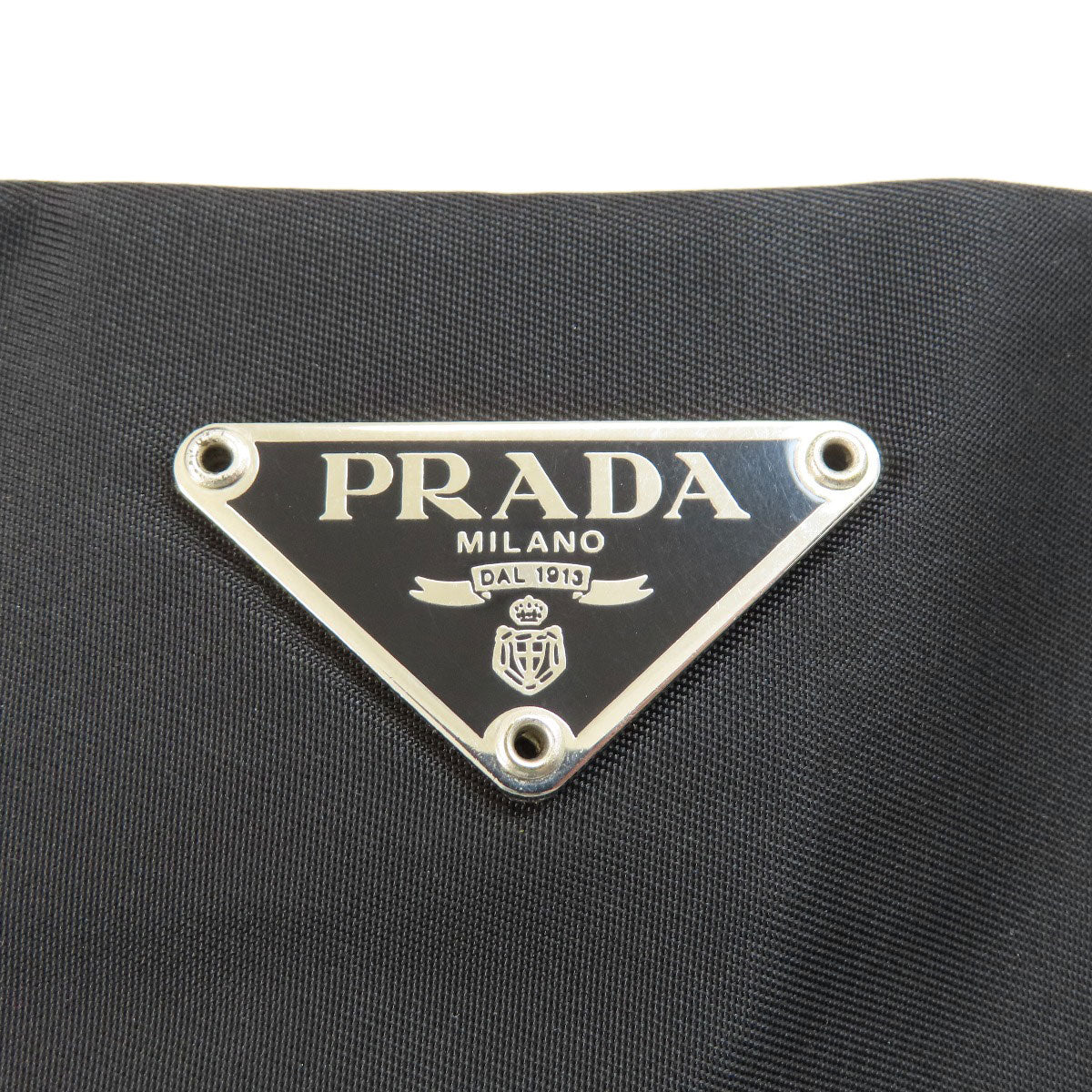 PRADA   Handbag Logo Hardware Nylon Ladies